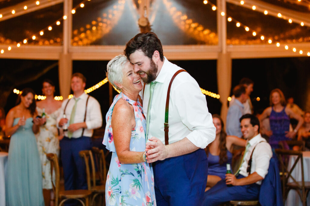 Lowndes Grove wedding groom mother dance