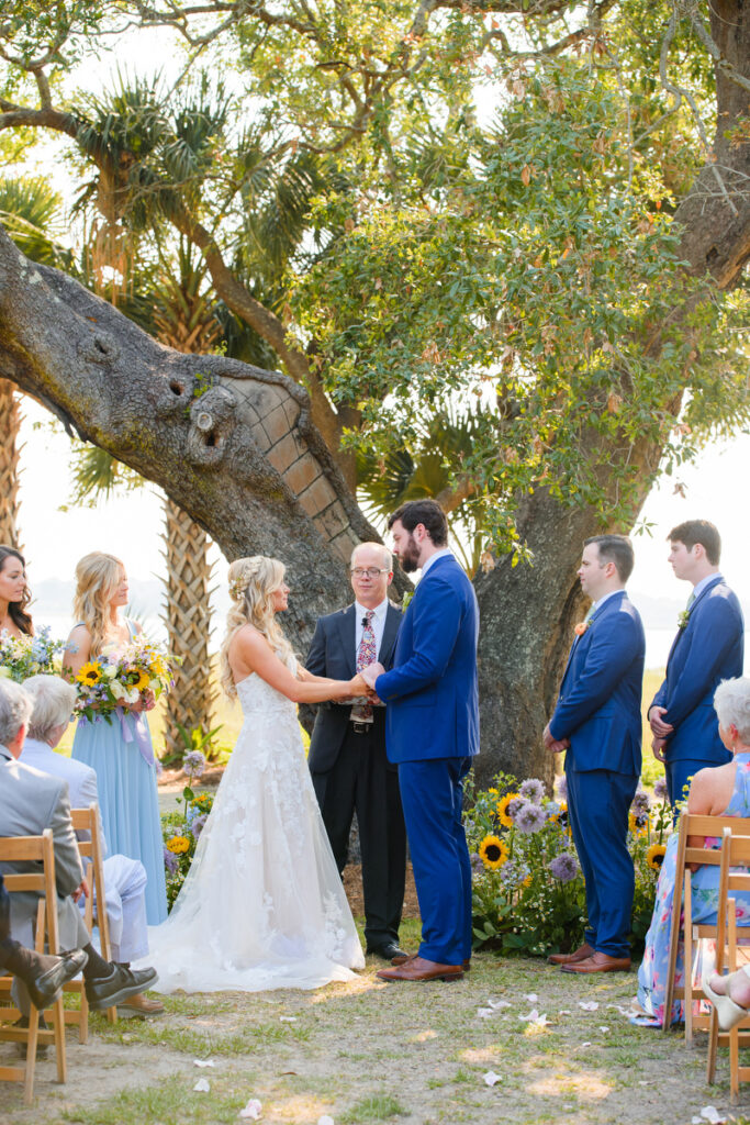 Lowndes Grove wedding ceremony photo