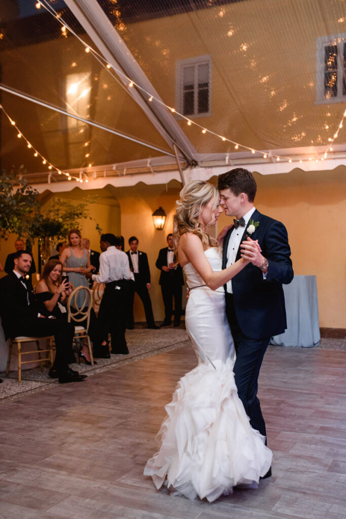 William Aiken House Wedding first dance