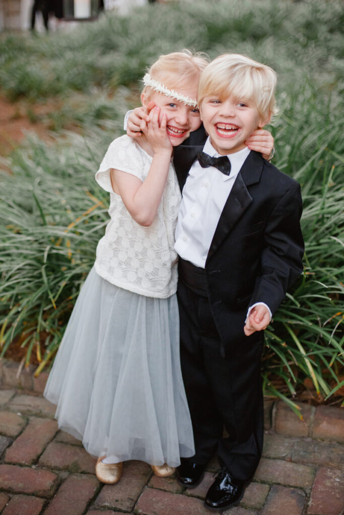 William Aiken House Wedding flower girl and ring bearer