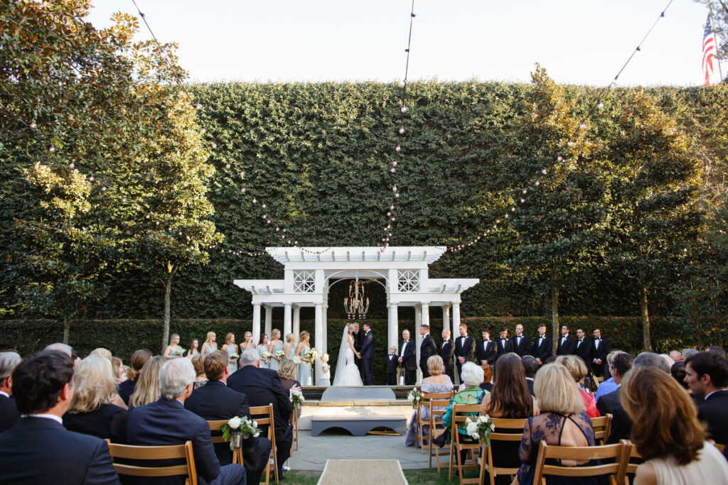 William Aiken House Wedding ceremony