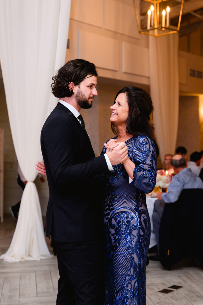 Westin Hilton Head wedding groom and mother dance