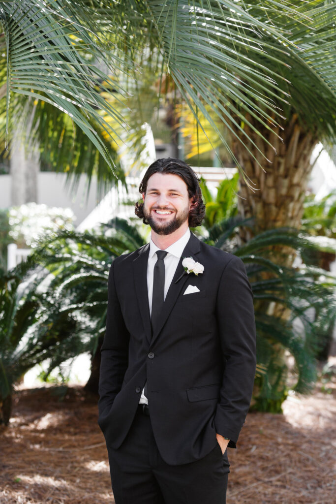 Westin Hilton Head wedding groom portrait