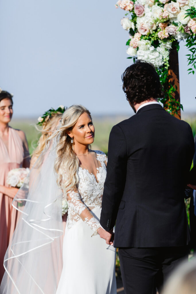 Westin Hilton Head wedding bride during ceremony