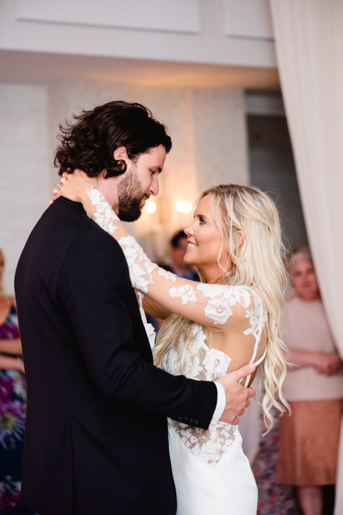 Westin Hilton Head wedding bride and groom first dance