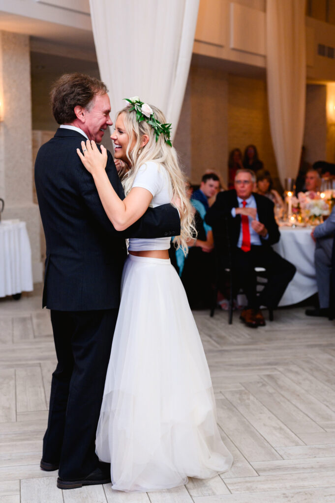 Westin Hilton Head wedding bride and father dance