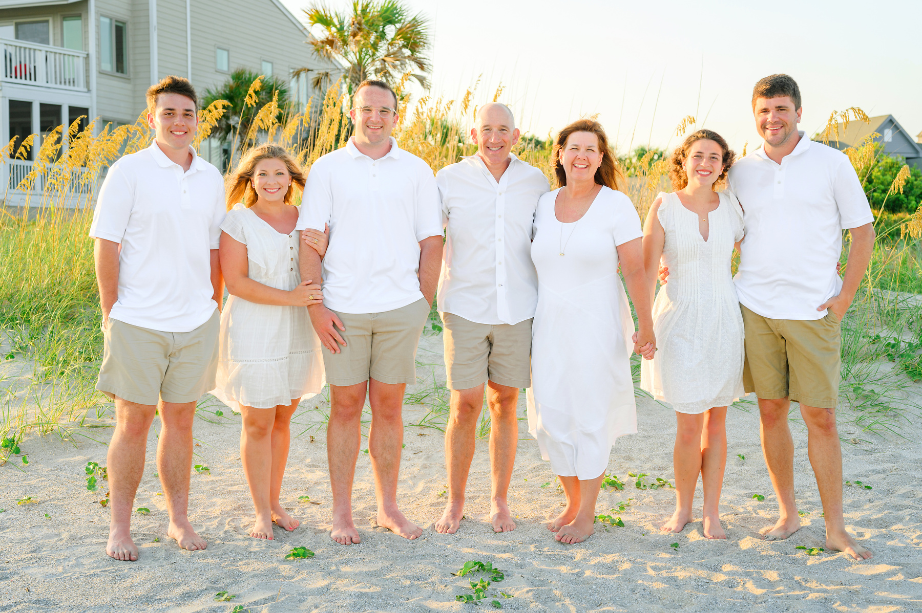 Wild Dunes Family Photographer family beach portrait