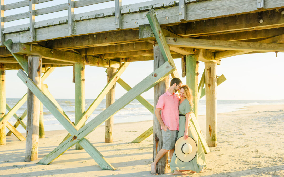 Isle of Palms Engagement Photographer: Julie and Eric