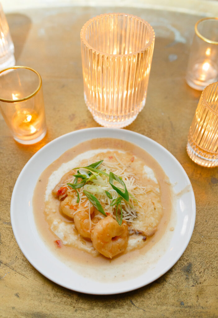 Cedar Room wedding reception dinner place of shrimp and grits