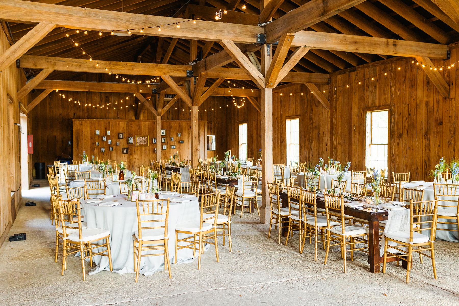 Charleston wedding venue The Cotton Dock reception decor