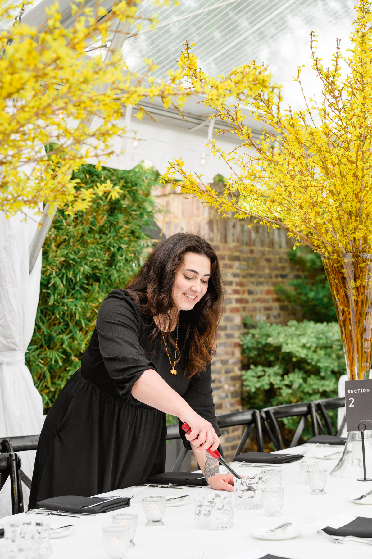 Portrait of Camila, lead planner, at Charleston wedding planner Spellbound Events