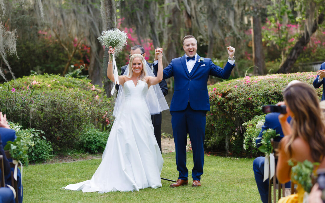 Al Fresco Veranda Magnolia Plantation Wedding: Lucy and Matt