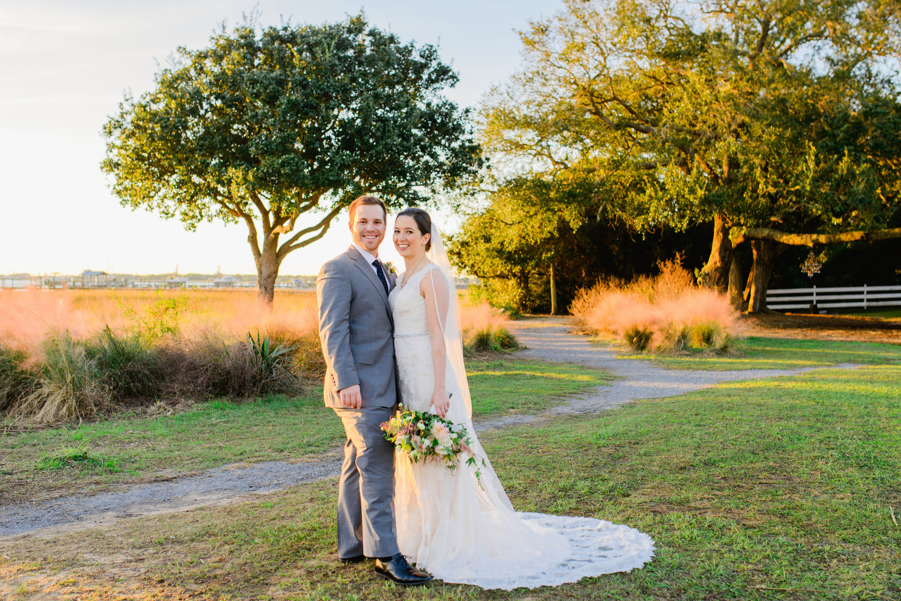 A groom and bride pose for their Alhambra Hall wedding pictures