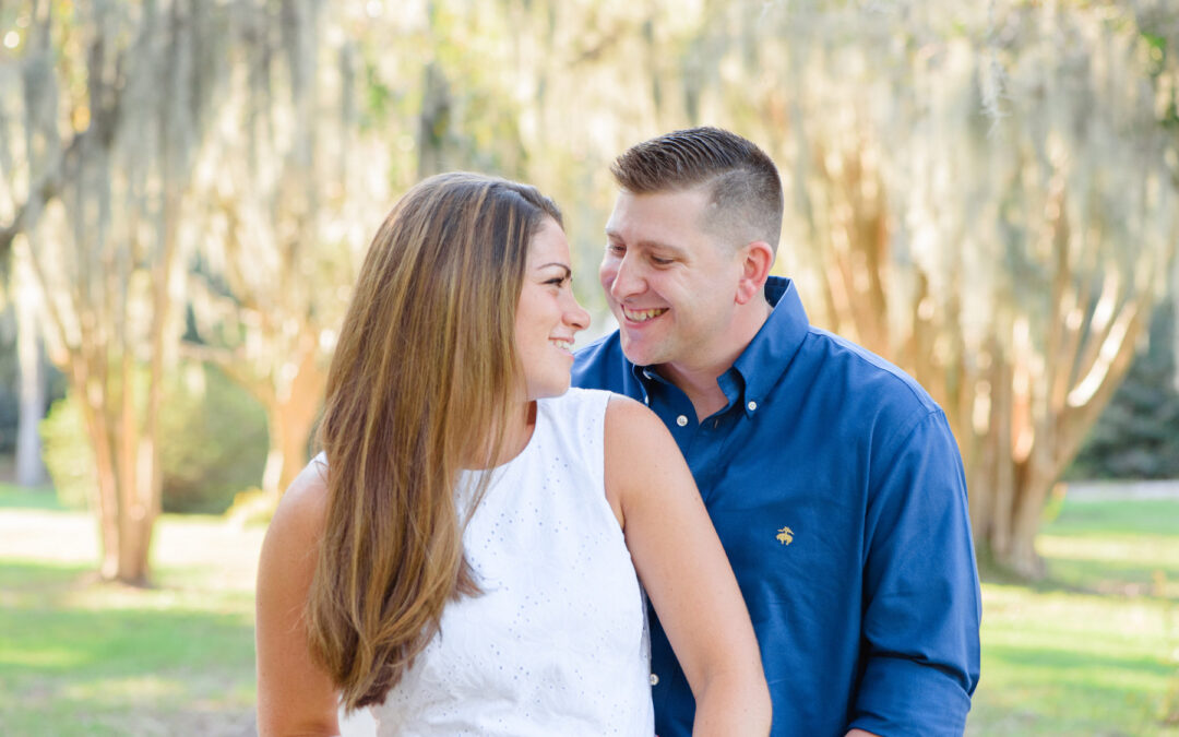 Hampton Park Engagement Photography: Alex and Keaton